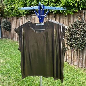 Rebecca Minkoff Metallic Blouse
